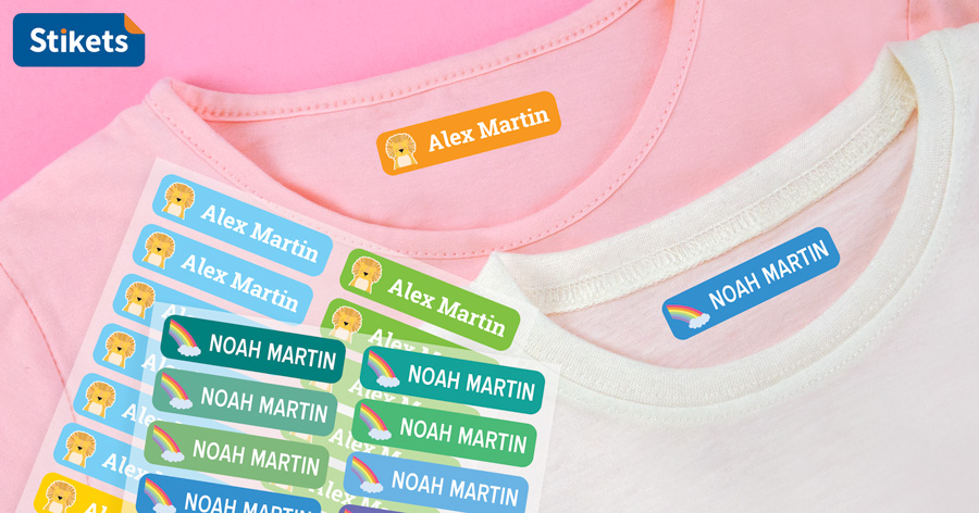 Small Iron-On Name Labels - Stikets